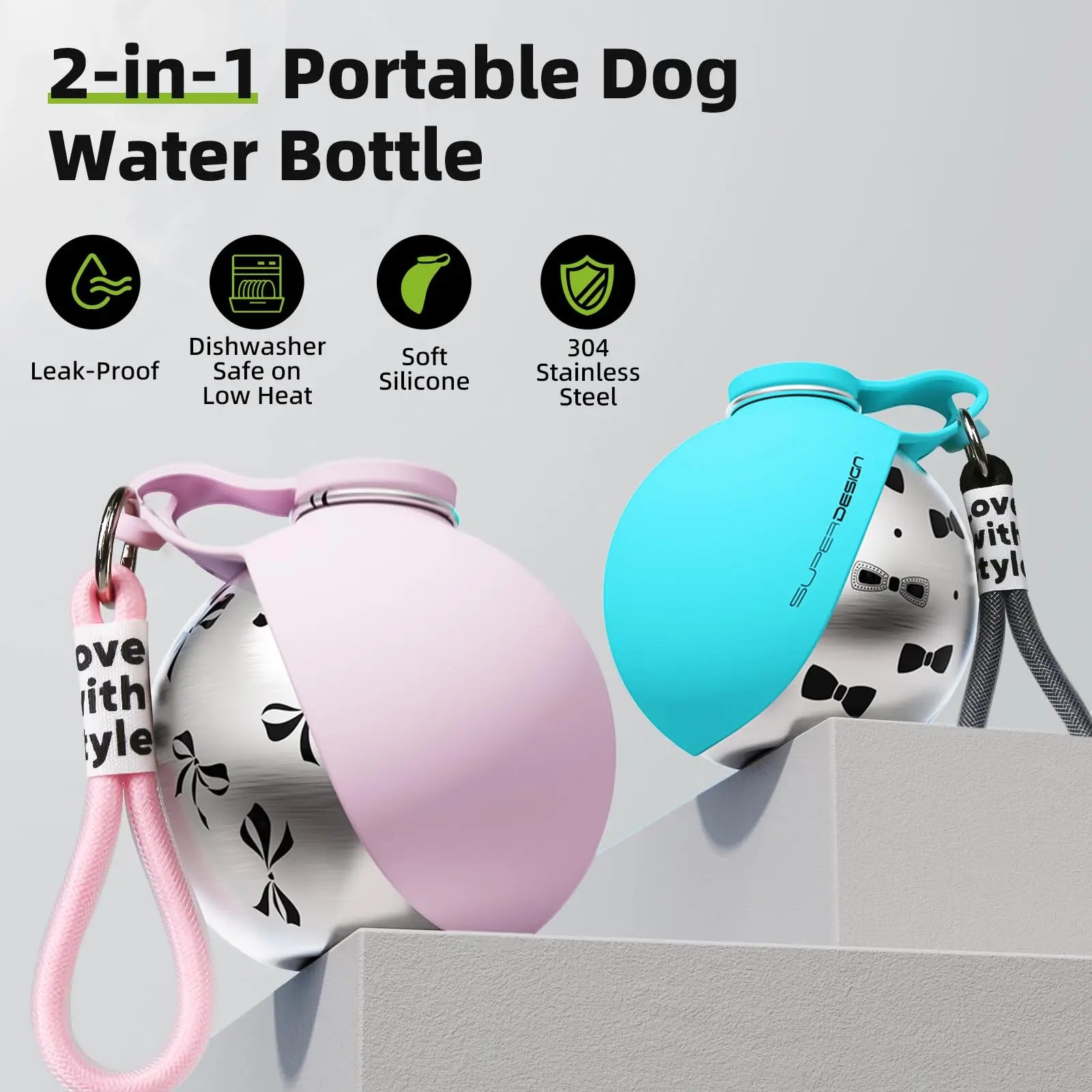 PetSip Portable Water Bottle