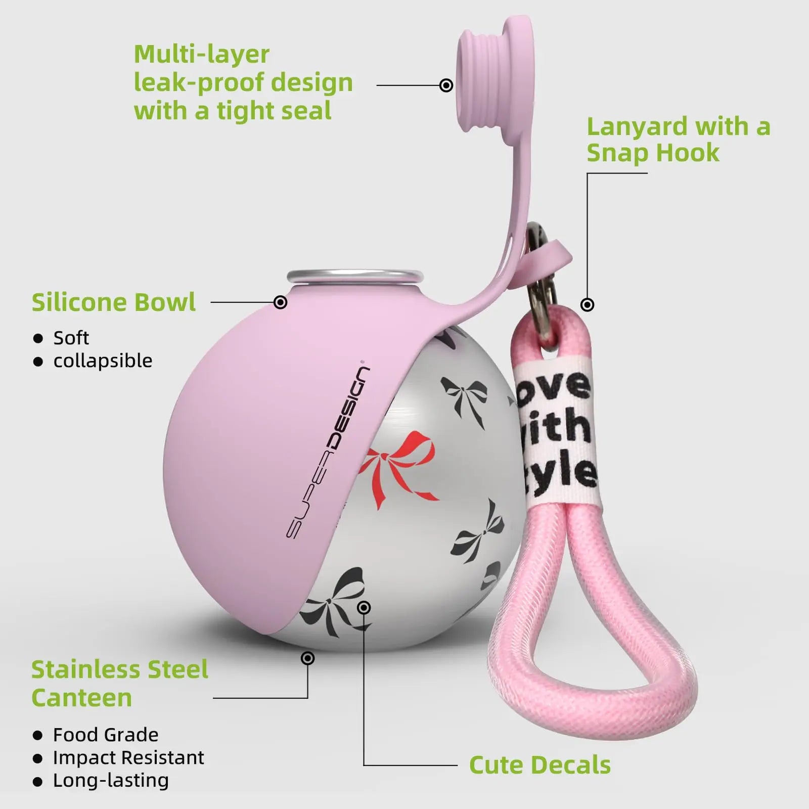 PetSip Portable Water Bottle