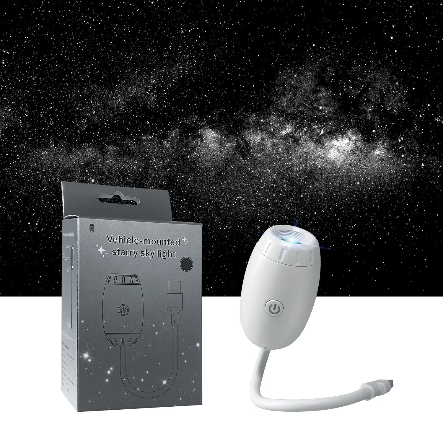 GalaxyGlow USB Star Projector Light