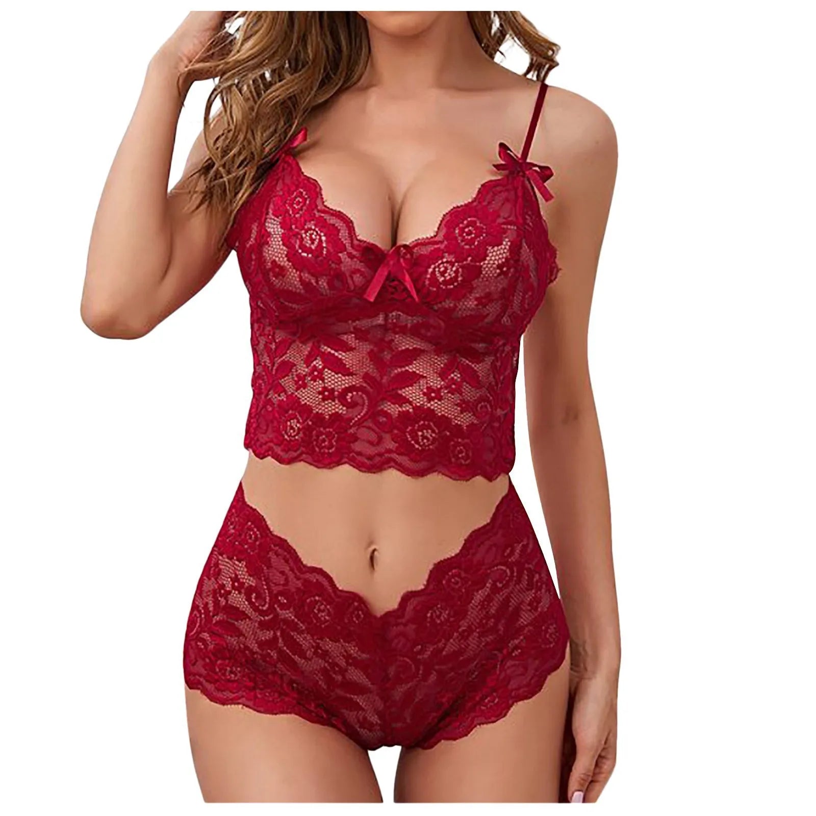 Women's Lace Bralette Set