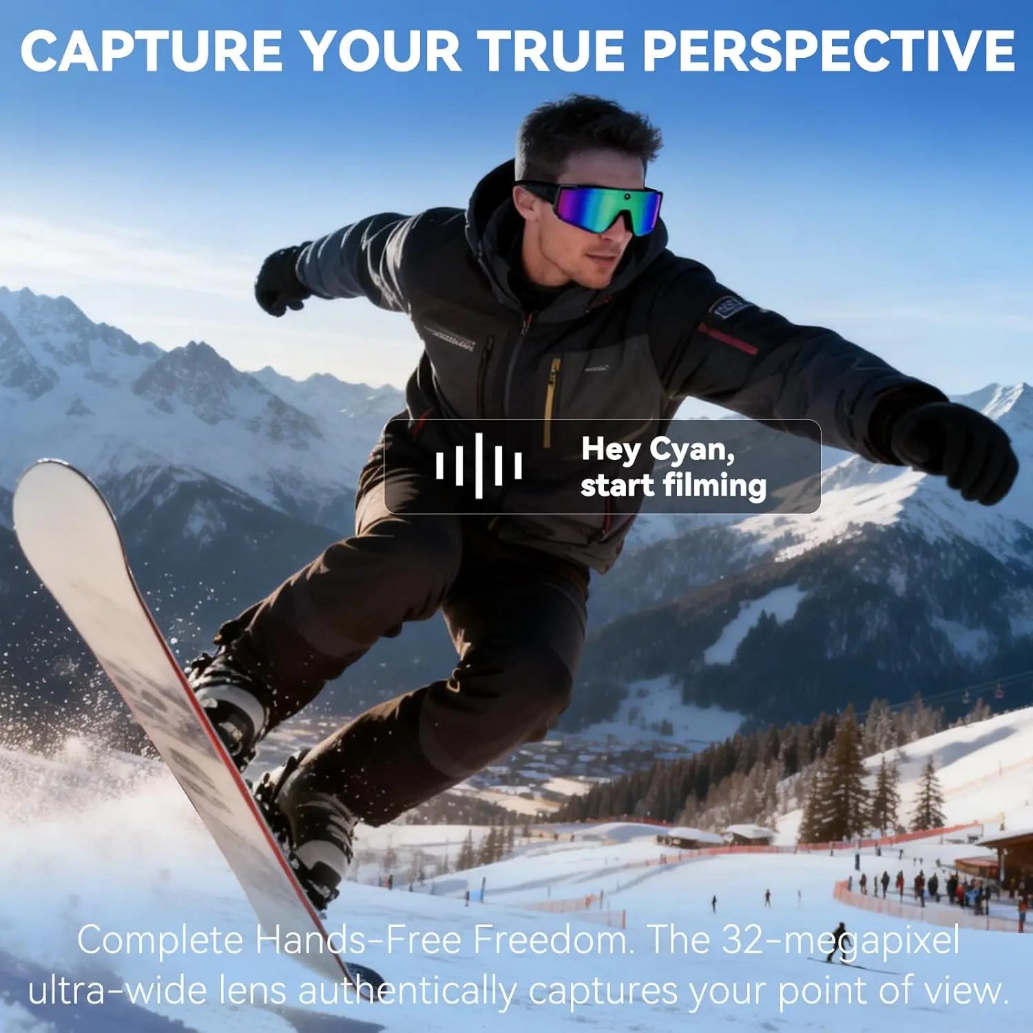 VisionCapture AI Smart Camera Glasses 2026