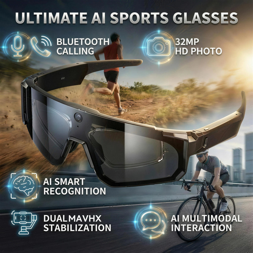 VisionCapture AI Smart Camera Glasses 2026