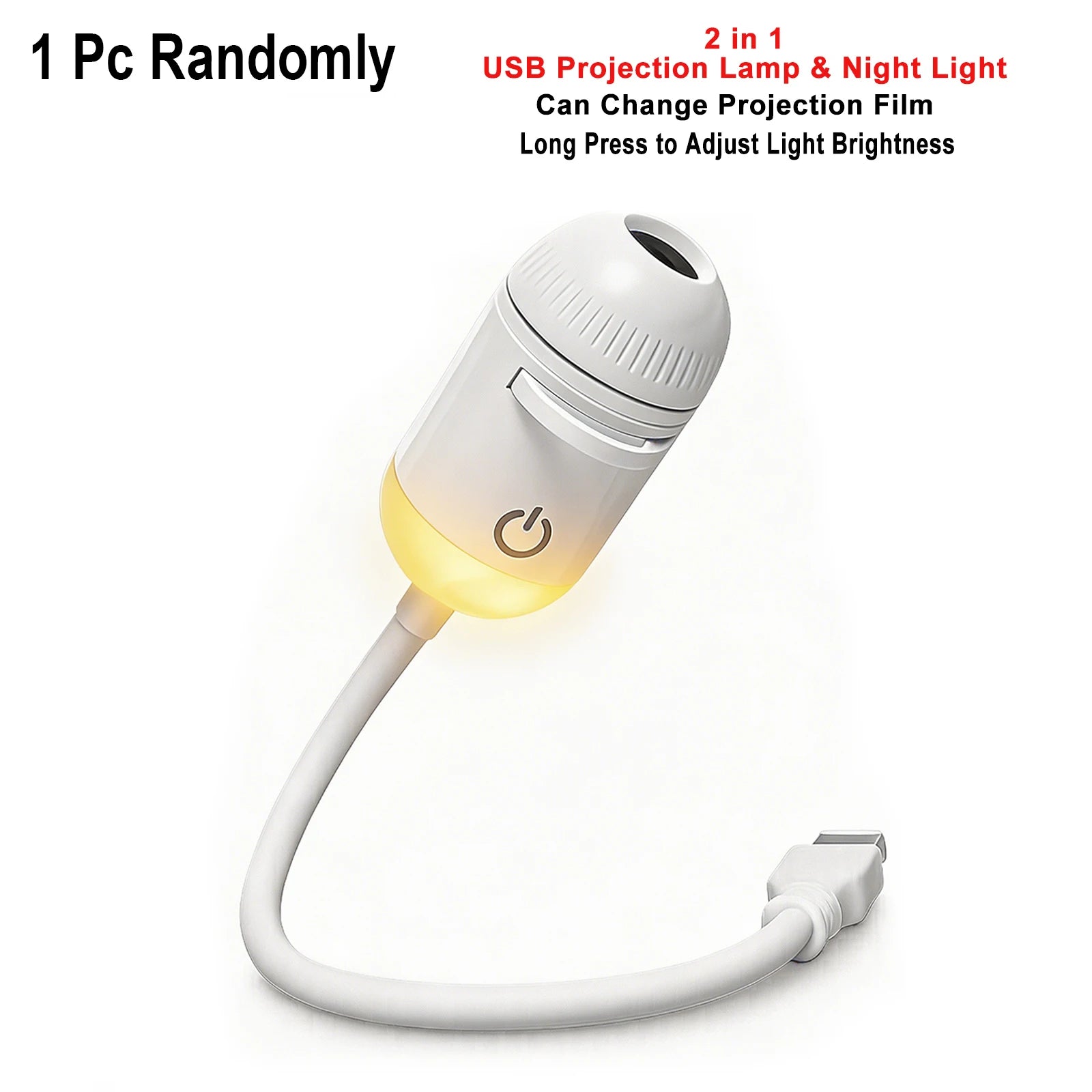 GalaxyGlow USB Star Projector Light