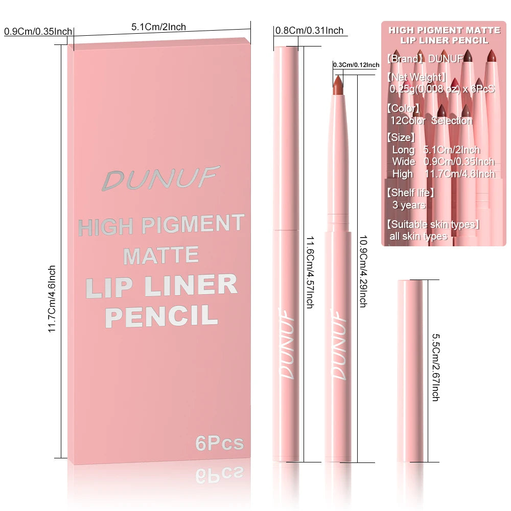 LipDefine  6-Piece Lip Liner Set