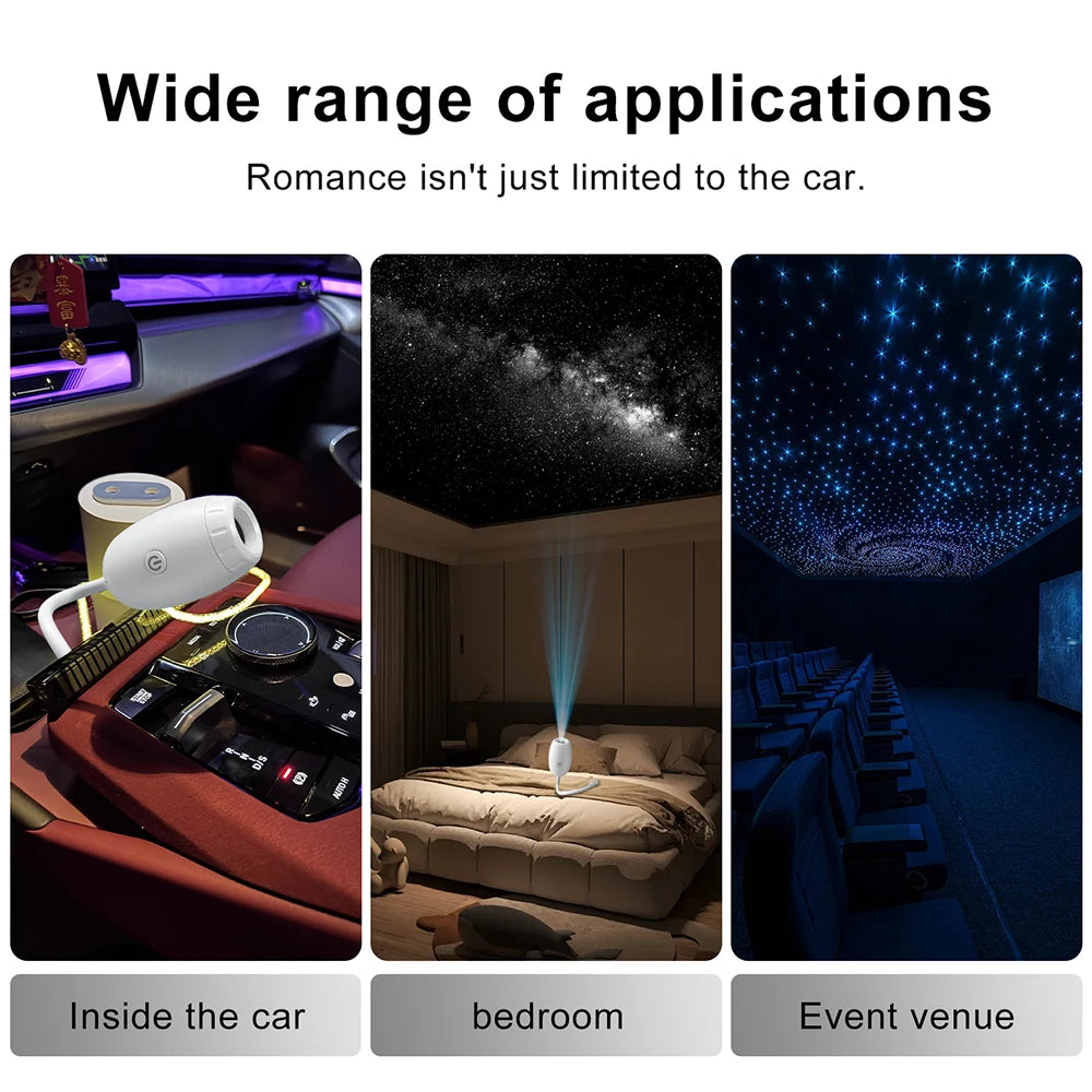 GalaxyGlow USB Star Projector Light