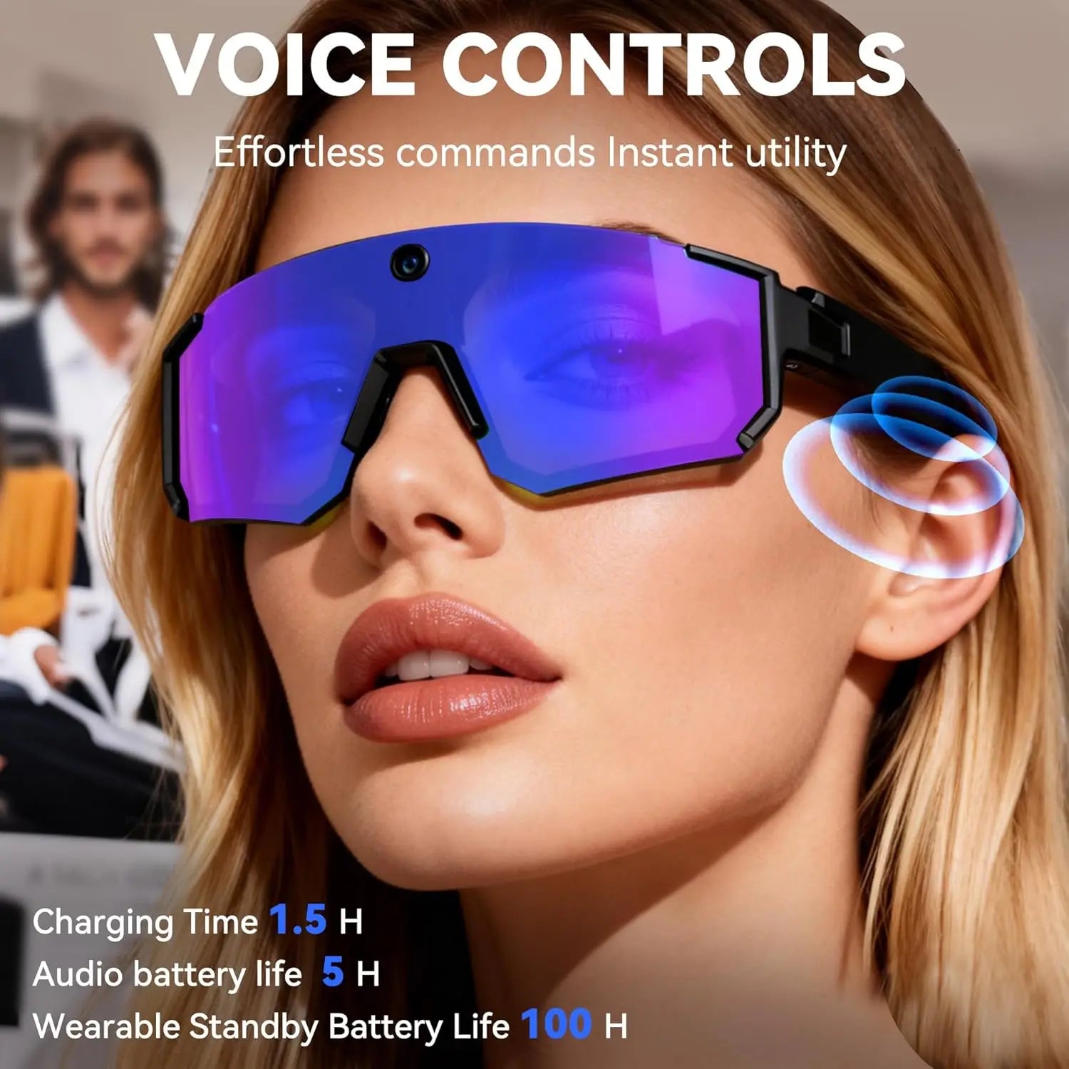 VisionCapture AI Smart Camera Glasses 2026